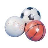 Mini Sports High Bounce Novelty Balls (Pack of 12)