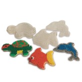 Fuse Bead Pegboard, Sea Critters (Pack of 24)