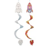 Color-Me™ Blast Off  Rocket Wind Spinners (Pack of 12)