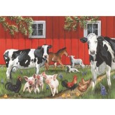 Red Barn 35-Piece Tray Puzzle