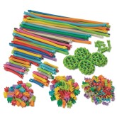 Magic Wands, Tubes, and Connectors Building Set (Set of 208)