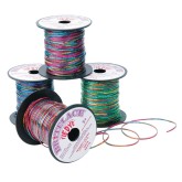 Rexlace® Lacing Tie Dye Assortment, 100-Ft Spools, 4 Colors (Pack of 8)
