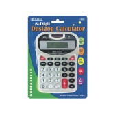 8-Digit Silver Desktop Calculator