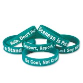 Anti-Bullying Silicone Bracelet (Pack of 24)