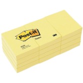 Post-it® Mini Notes, Canary Yellow, 1.5
