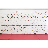 Discovery Dry Erase Climbing Wall Package, 8’H x 20’L with Locking Mats