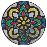 Foil Leaf Velvet Mandalas (Pack of 24)
