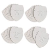 Color-Me™ Cardstock Face Mask (Pack of 25)