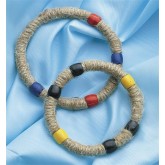 Jungle Jute Wrap Bracelets Craft Kit (Pack of 36)