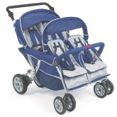Angeles® 4-Passenger SureStop™ Folding Commercial Bye-Bye® Stroller