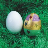 Craft Foam Egg Shapes, 3