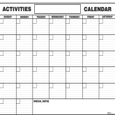 Jumbo Paper Activity Calendars (Pack of 12)