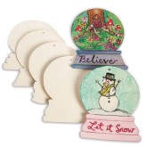 Color-Me™ Snow Globe Ornaments (Pack of 48)