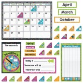 Color Harmony™ Calendar Bulletin Board Decoration Set