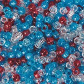 Pony Bead Mix, Patriotic Sparkle