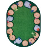 Joy Carpets® Stumped Oval Classroom Rug