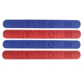 Sensory Silicone Rubber Textured Fidget Slap Bracelets (Set of 4)