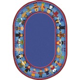 Children of Many Cultures Carpet, 5’4” x 7’8”
