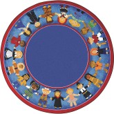 Children of Many Cultures Carpet, 7’