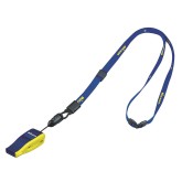 Mikasa® FIVB Whistle & Lanyard, Navy/Yellow