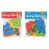 Uppercase & Lowercase Lacing Alphabet