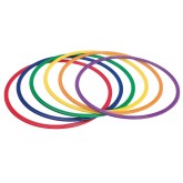 Spectrum™ Flat Hoops / Agility Rings (Set of 6)