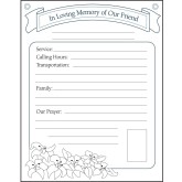 In Loving Memory Orientation Communication Posters®