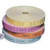 Blank Tickets - Assorted Colors