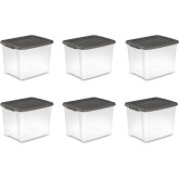 Sterilite® Shelf Tote, 50 Qt. (Pack of 6)