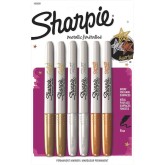 Sharpie® Fine Tip Metallic Markers (Pack of 6)