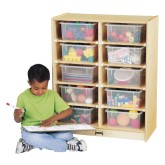 Jonti-Craft® 10-Tub Storage with Color Tubs