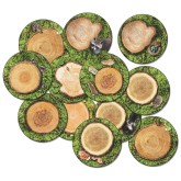 Flagship Carpets® PhotoFun™ Forest Floor Carpet Rounds, 16