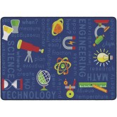 Flagship Carpets® S.T.E.M. Classroom Rug
