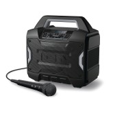 ION Sport Boom All-Weather Rechargeable Bluetooth Speaker and PA System with Microphone