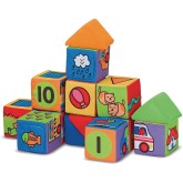 Melissa & Doug® K's Kids Match & Build Soft Blocks (Set of 14)