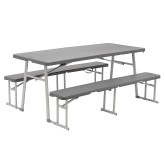 3 in 1 Portable Folding Picnic Table, 6'