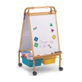 Copernicus® Bamboo Learning Station with Assorted Colored Tubs