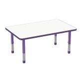 30” x 48” Dry Erase Activity Table with Adjustable Chunky Legs