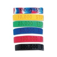 Pedometer Award Bracelets, 500000 Steps (Pack of 24)