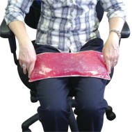 Weighted Gel Lap Pad, Red, 3lbs.