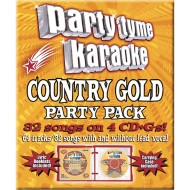 Party Tyme CD+G Country Gold Party Pack (Pack of 4)