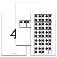 Didax® Ten-Frame 1–50 Cards with Activity Guide (Set of 90)