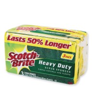 Scotch Brite® Heavy Duty Scrub Sponge (Pack of 3)