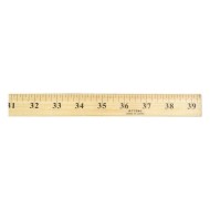 Natural Wood Meter/Yard Stick with Hole for Hanging