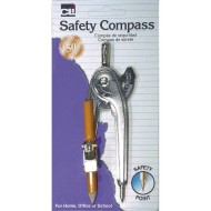 Compass with Pencil Safety Point