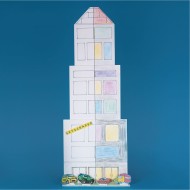 EduCraft® Skyscraper Facade Color and Play Activity Set (Pack of 3)