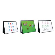 3-In-1 Portable Easel - Magnetic Board, Whiteboard & Flannel Board