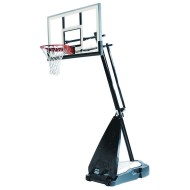 Spalding® Hybrid® 54” Glass Portable Basketball System
