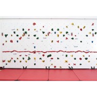 Discovery Dry Erase Climbing Wall Package, 8’H x 20’L with Locking Mats