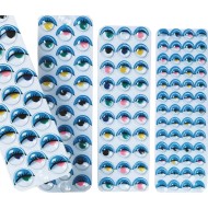 Peel and Stick Wiggly Eyes Painted (Pack of 500)